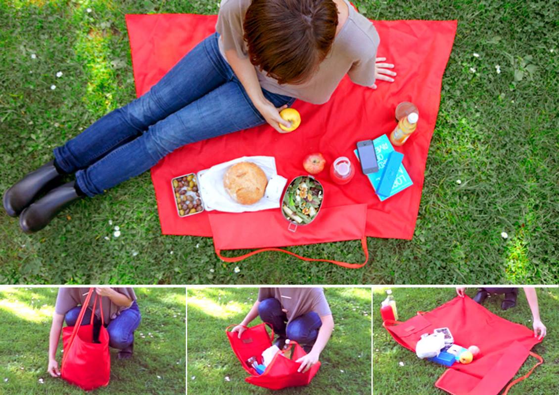 чанта – постелка за пикник